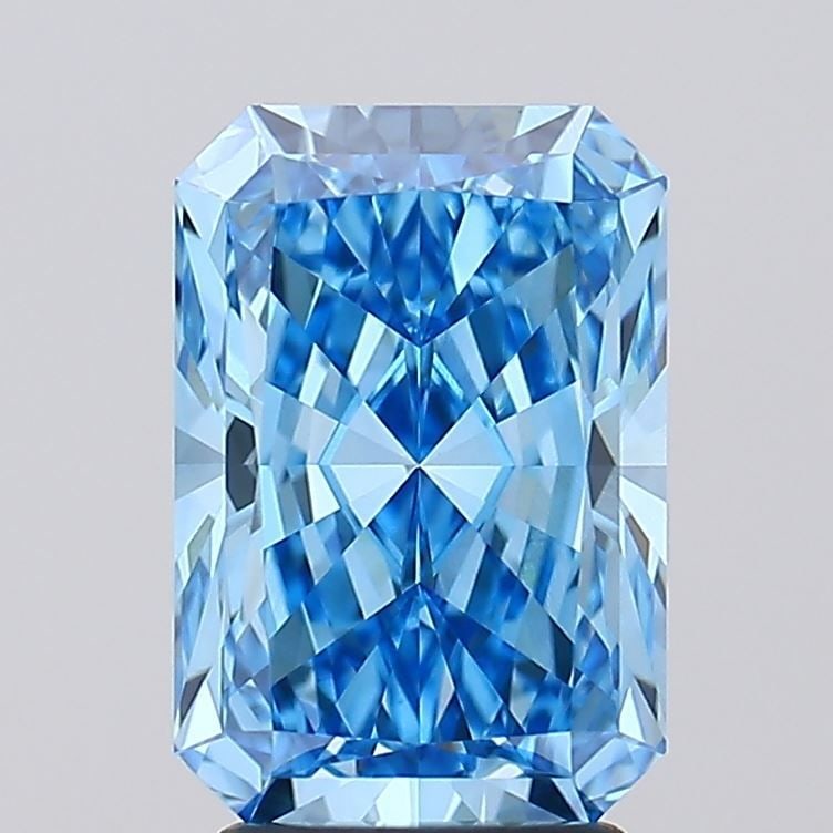 Loose Diamond - RADIANT 3.08ct Fancy Vivid Blue VS1 (1 of 1)