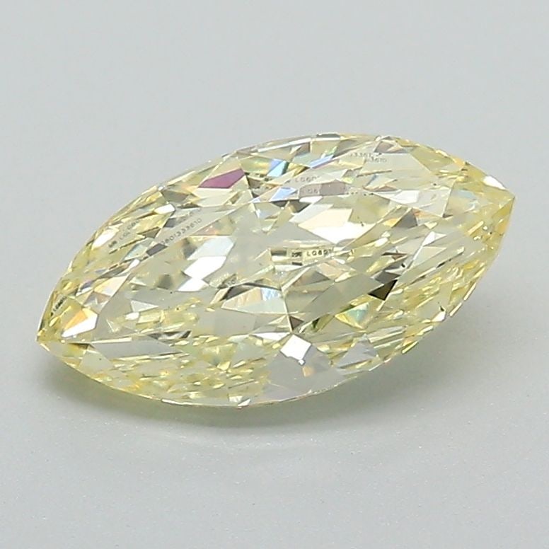 Loose Diamond - MARQUISE 1.24ct Fancy Yellow VS2: Loose Diamond - MARQUISE 1.24ct Fancy Yellow VS2 Source: This is a real non-mined Diamond that has been grown in a lab Shape: MARQUISE Carats: 1.24 Color: Fancy Yellow Certification: IGI Video: