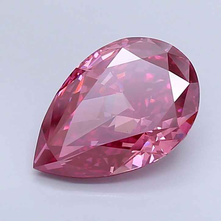 Loose Diamond - PEAR 4.79ct Fancy Vivid Pink VS2 (1 of 1)