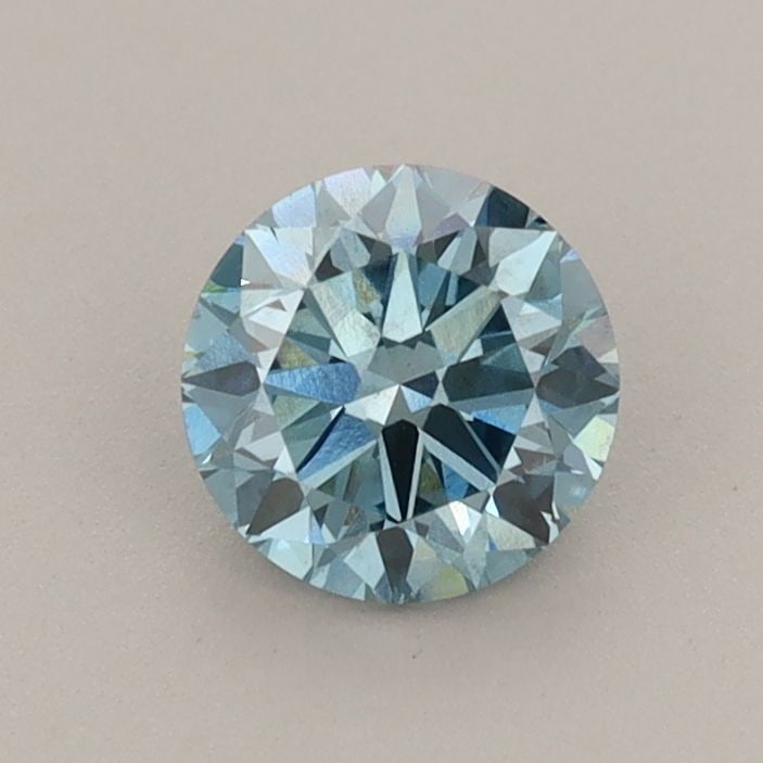 Loose Diamond - ROUND 0.65ct Fancy Vivid Blue SI1 (1 of 1)
