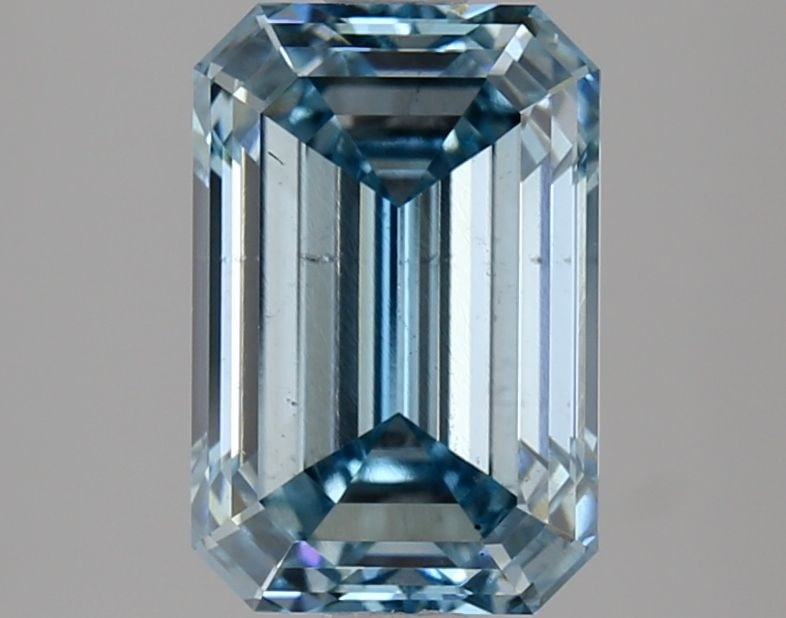 Loose Diamond - EMERALD 3.03ct Fancy Intense Blue SI1 (1 of 1)