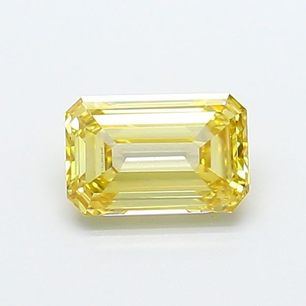 Loose Diamond - EMERALD 1.0ct Fancy Intense Yellow VVS2 (1 of 1)