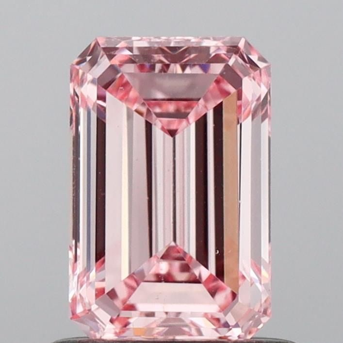 Loose Diamond - EMERALD 0.88ct Fancy Intense Pink VS2 (1 of 1)