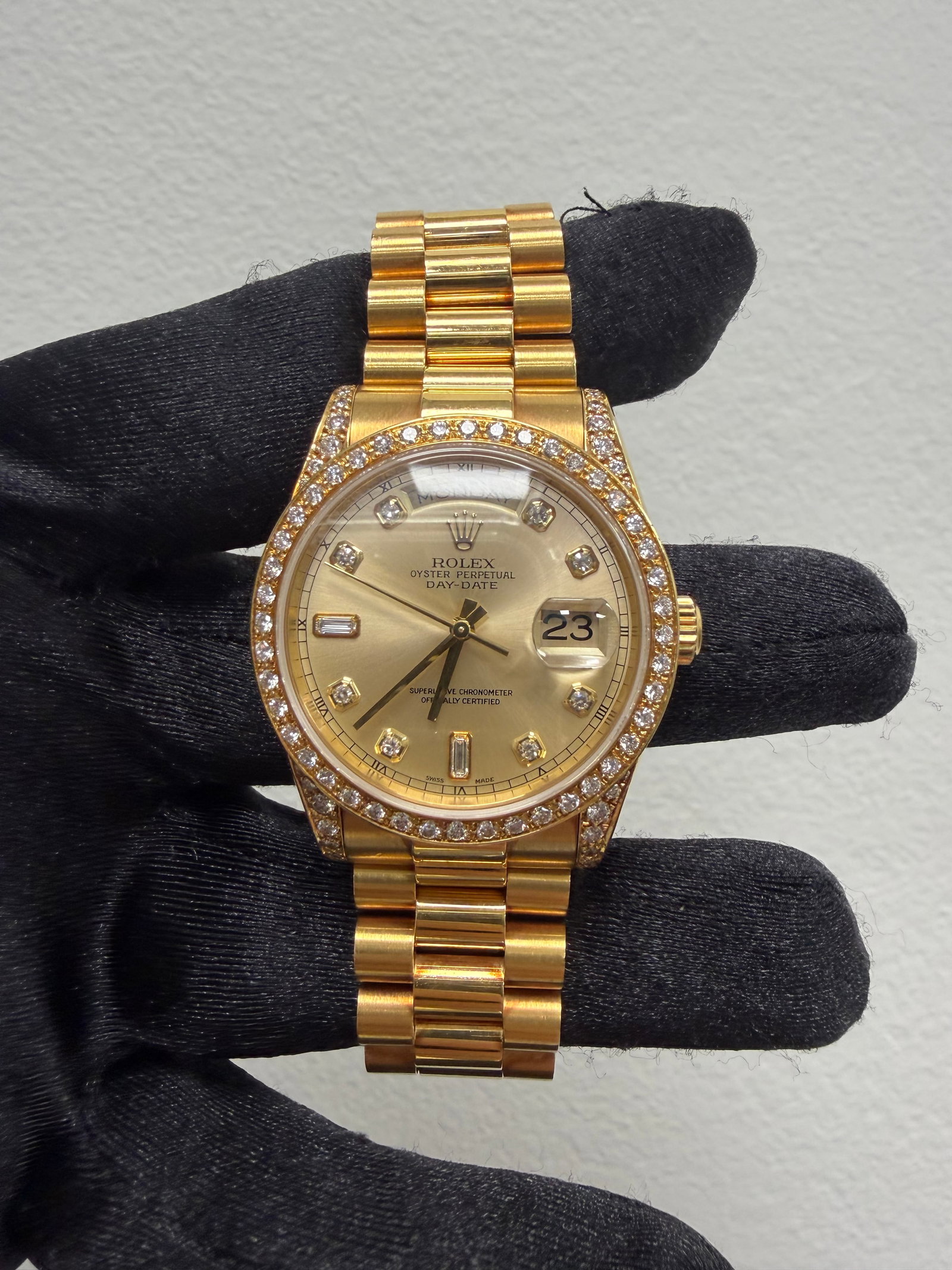 Day-Date 36 Ref 118238 President Watch Champagne Diamond Dial With Papers 2000 (1 of 5)