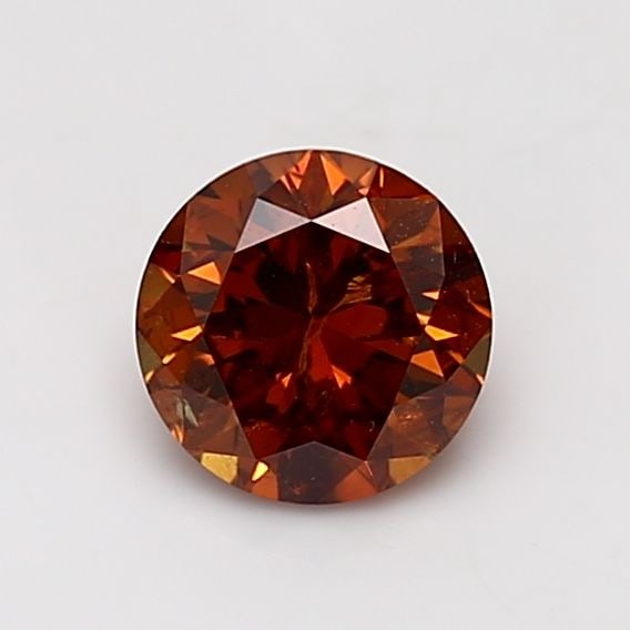 Loose Diamond - ROUND 1.0ct Fancy Deep Yellowish Orange I3 (1 of 1)