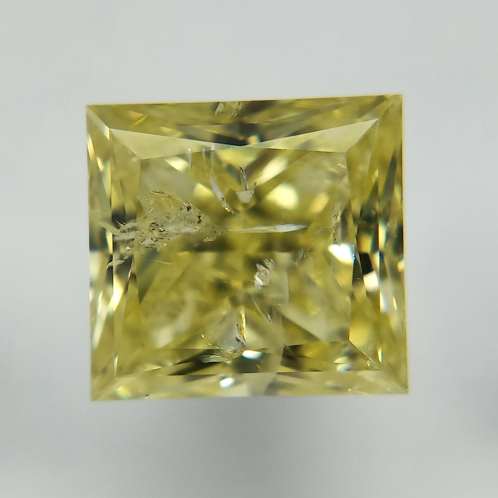 Loose Diamond - PRINCESS 1.69ct Fancy Intense Yellow (1 of 1)