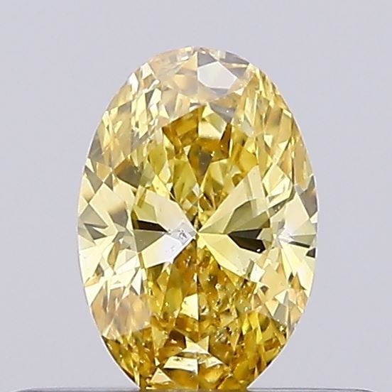Loose Diamond - OVAL 0.28ct Fancy Vivid Yellow SI2: Loose Diamond - OVAL 0.28ct Fancy Vivid Yellow SI2 Source: Natural Shape: OVAL Carats: 0.28 Color: Fancy Vivid Yellow Certification: NONE Video: