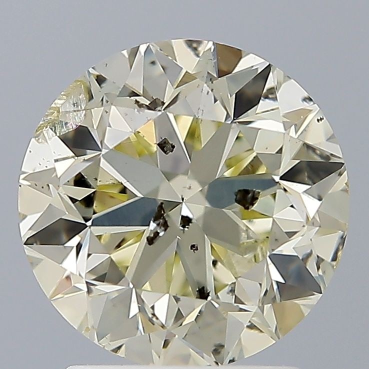 Loose Diamond - ROUND 2.0ct O-P I1: Loose Diamond - ROUND 2.0ct O-P I1 Source: Natural Shape: ROUND Carats: 2.0 Color: O-P Certification: NONE Video: