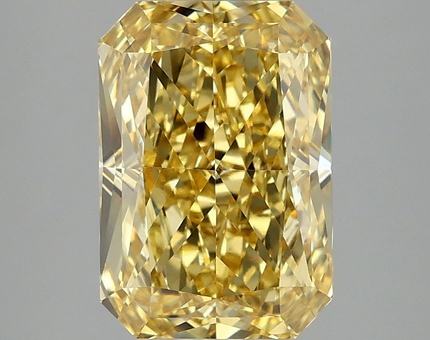 Loose Diamond - RADIANT 3.1ct Fancy Vivid Yellow VVS2: Loose Diamond - RADIANT 3.1ct Fancy Vivid Yellow VVS2 Source: This is a real non-mined Diamond that has been grown in a lab Shape: RADIANT Carats: 3.1 Color: Fancy Vivid Yellow Certification: IGI