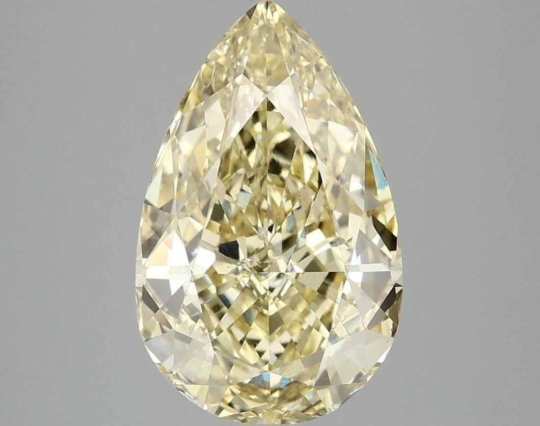 Loose Diamond - PEAR 4.07ct Fancy Intense Yellow VS1: Loose Diamond - PEAR 4.07ct Fancy Intense Yellow VS1 Source: This is a real non-mined Diamond that has been grown in a lab Shape: PEAR Carats: 4.07 Color: Fancy Intense Yellow Certification: IGI Video