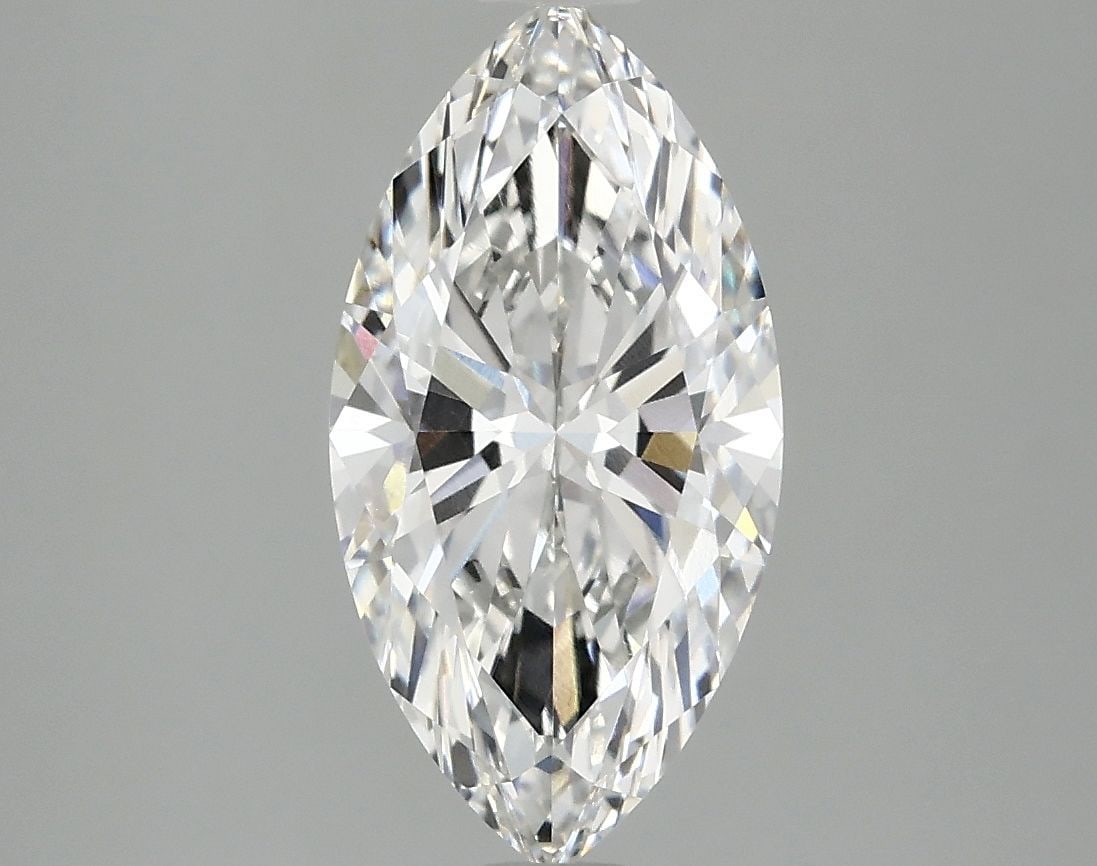 Loose Diamond - MARQUISE 2.1ct F VVS1: Loose Diamond - MARQUISE 2.1ct F VVS1 Source: This is a real non-mined Diamond that has been grown in a lab Shape: MARQUISE Carats: 2.1 Color: F Clarity: VVS1 Certification: IGI Video: