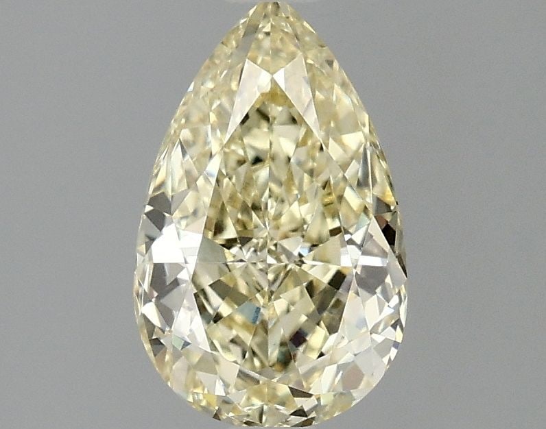 Loose Diamond - PEAR 1.51ct Fancy Yellow VS1: Loose Diamond - PEAR 1.51ct Fancy Yellow VS1 Source: This is a real non-mined Diamond that has been grown in a lab Shape: PEAR Carats: 1.51 Color: Fancy Yellow Certification: IGI Video:
