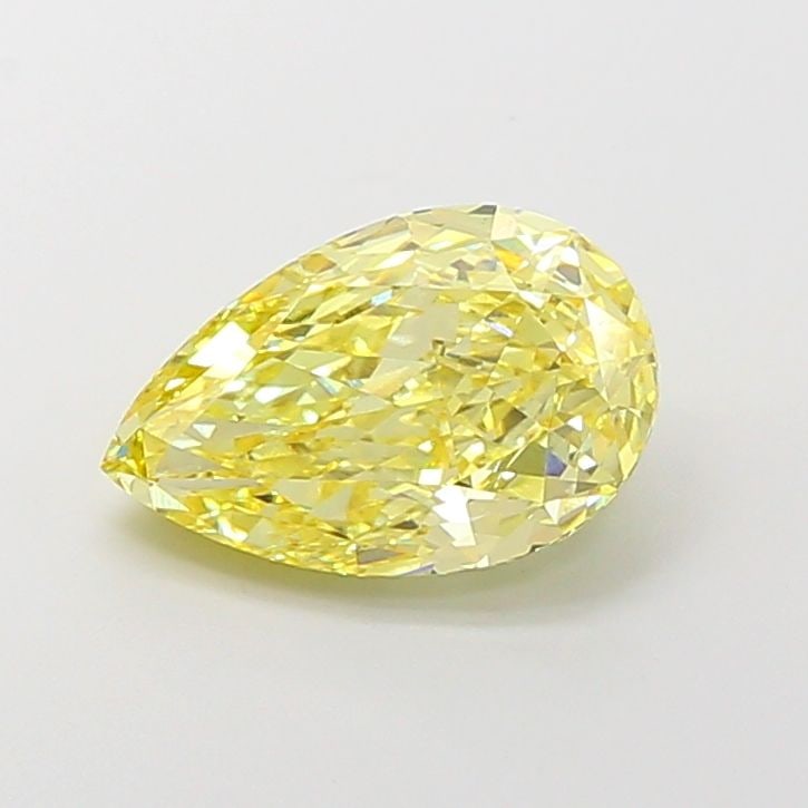 Loose Diamond - PEAR 3.56ct Fancy Intense Yellow VS1: Loose Diamond - PEAR 3.56ct Fancy Intense Yellow VS1 Source: This is a real non-mined Diamond that has been grown in a lab Shape: PEAR Carats: 3.56 Color: Fancy Intense Yellow Certification: IGI Video