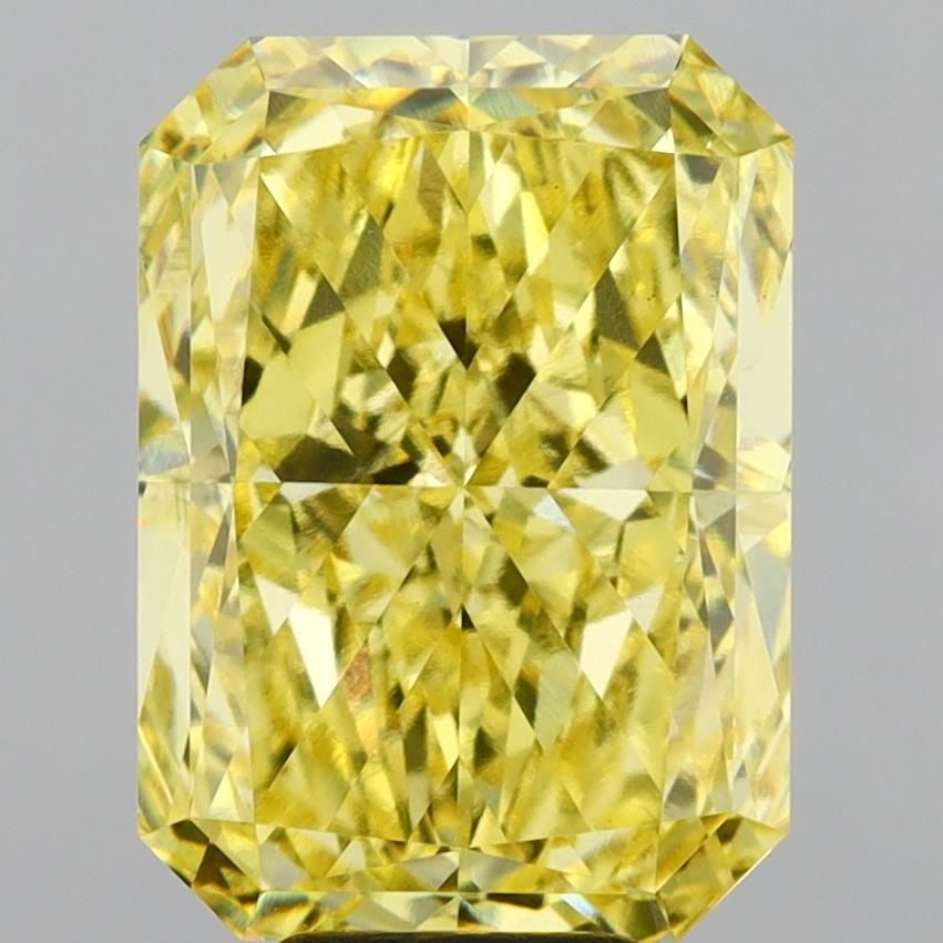Loose Diamond - RADIANT 8.33ct Fancy Vivid Yellow VS1: Loose Diamond - RADIANT 8.33ct Fancy Vivid Yellow VS1 Source: This is a real non-mined Diamond that has been grown in a lab Shape: RADIANT Carats: 8.33 Color: Fancy Vivid Yellow Certification: IGI Vid