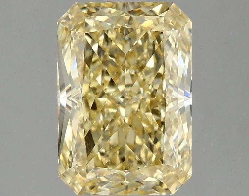 Loose Diamond - RADIANT 3.03ct Fancy Intense Yellow VS1: Loose Diamond - RADIANT 3.03ct Fancy Intense Yellow VS1 Source: This is a real non-mined Diamond that has been grown in a lab Shape: RADIANT Carats: 3.03 Color: Fancy Intense Yellow Certification: IGI