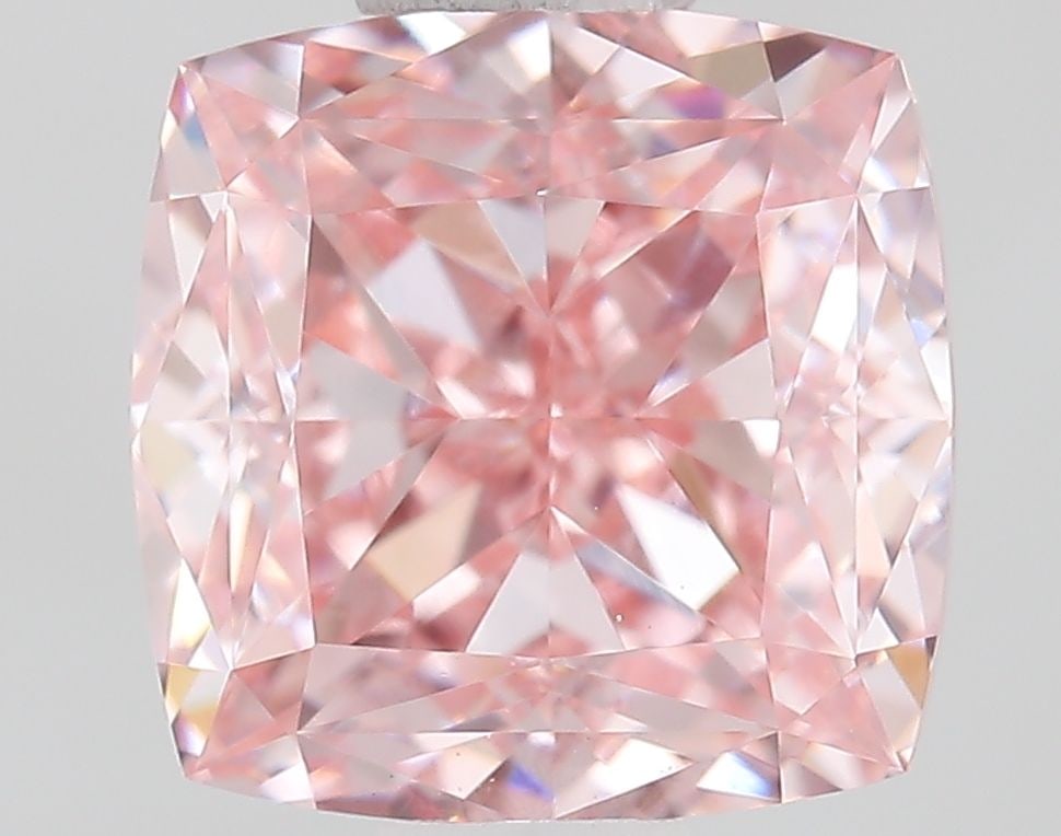 Loose Diamond - CUSHION MODIFIED 1.03ct Fancy Vivid Pink VVS2: Loose Diamond - CUSHION MODIFIED 1.03ct Fancy Vivid Pink VVS2 Source: This is a real non-mined Diamond that has been grown in a lab Shape: CUSHION MODIFIED Carats: 1.03 Color: Fancy Vivid Pink Certifi