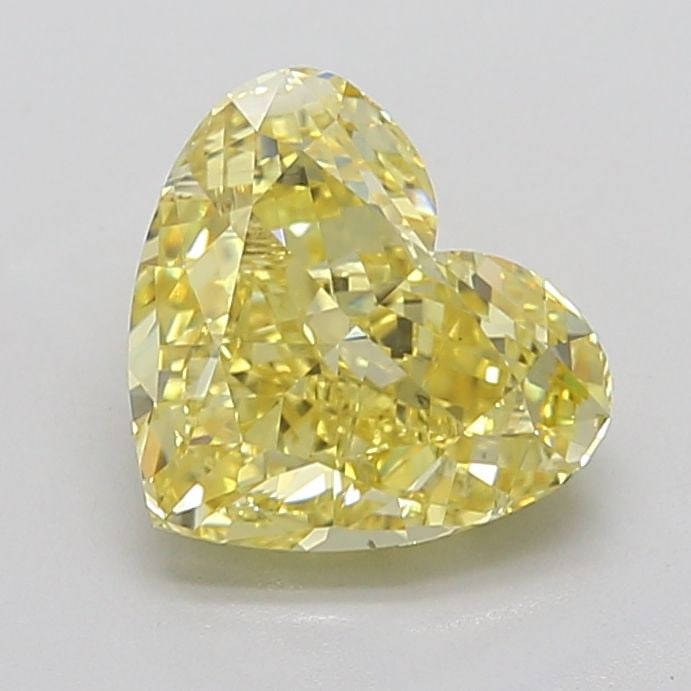 Loose Diamond - HEART 4.57ct Fancy Intense Yellow VS1: Loose Diamond - HEART 4.57ct Fancy Intense Yellow VS1 Source: This is a real non-mined Diamond that has been grown in a lab Shape: HEART Carats: 4.57 Color: Fancy Intense Yellow Certification: IGI Vid