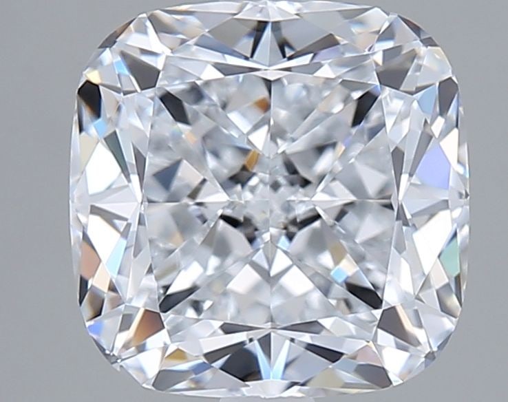 Loose Diamond - CUSHION BRILLIANT 2.55ct E VVS2: Loose Diamond - CUSHION BRILLIANT 2.55ct E VVS2 Source: This is a real non-mined Diamond that has been grown in a lab Shape: CUSHION BRILLIANT Carats: 2.55 Color: E Clarity: VVS2 Certification: GIA Vi