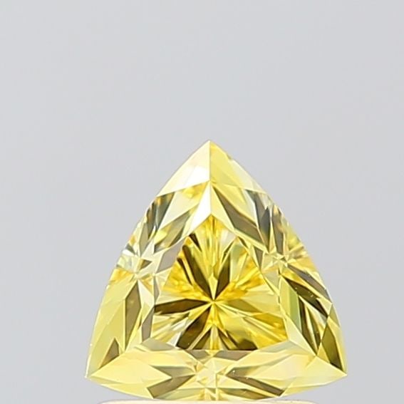 Loose Diamond - TRIANGULAR 1.04ct Fancy Intense Yellow VVS2: Loose Diamond - TRIANGULAR 1.04ct Fancy Intense Yellow VVS2 Source: This is a real non-mined Diamond that has been grown in a lab Shape: TRIANGULAR Carats: 1.04 Color: Fancy Intense Yellow Certificati