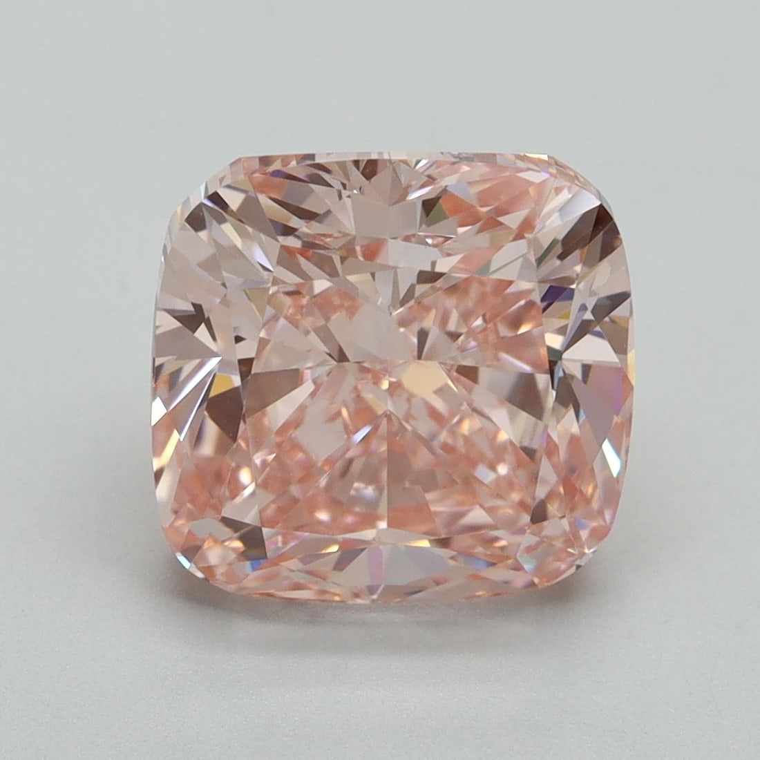 Loose Diamond - CUSHION MODIFIED 5.0ct Fancy Vivid Pink VVS2: Loose Diamond - CUSHION MODIFIED 5.0ct Fancy Vivid Pink VVS2 Source: This is a real non-mined Diamond that has been grown in a lab Shape: CUSHION MODIFIED Carats: 5.0 Color: Fancy Vivid Pink Certifica