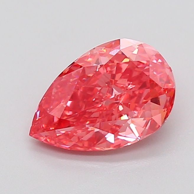 Loose Diamond - PEAR 2.09ct Fancy Vivid Reddish Pink VS1: Loose Diamond - PEAR 2.09ct Fancy Vivid Reddish Pink VS1 Source: This is a real non-mined Diamond that has been grown in a lab Shape: PEAR Carats: 2.09 Color: Fancy Vivid Reddish Pink Certification: I