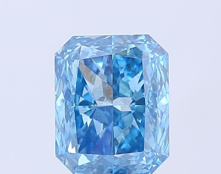 Loose Diamond - RADIANT 2.22ct Fancy Vivid Blue VS2: Loose Diamond - RADIANT 2.22ct Fancy Vivid Blue VS2 Source: This is a real non-mined Diamond that has been grown in a lab Shape: RADIANT Carats: 2.22 Color: Fancy Vivid Blue Certification: IGI Video: