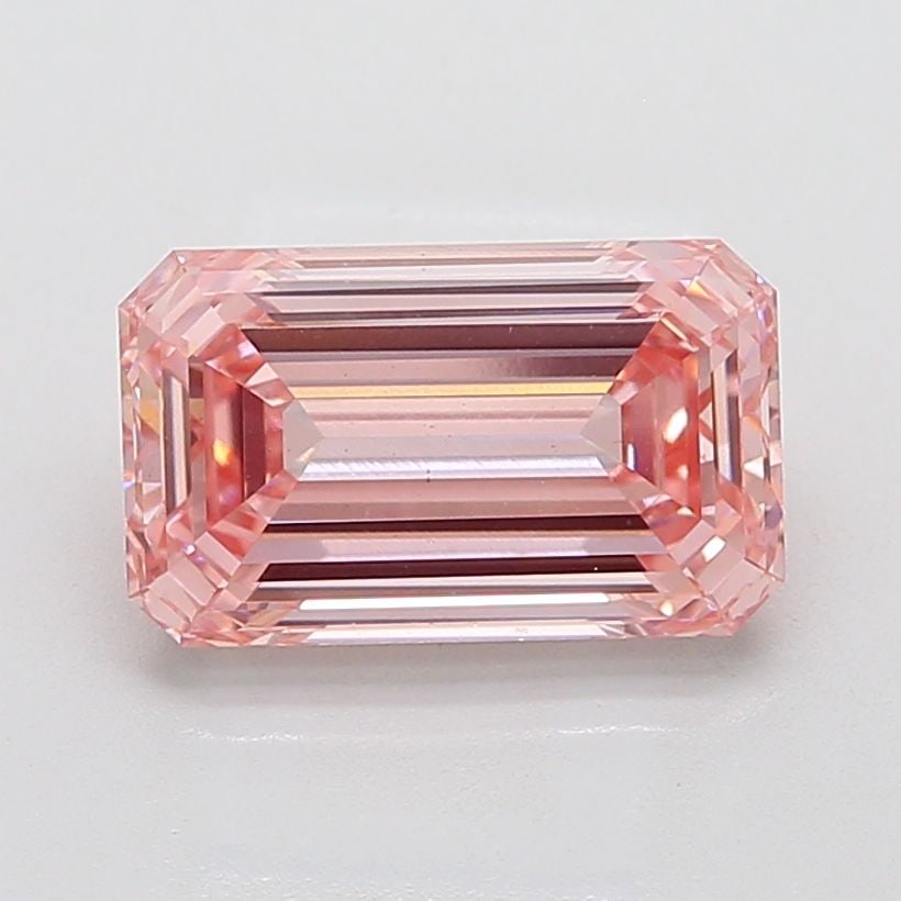 Loose Diamond - EMERALD 5.01ct Fancy Intense Pink VS1: Loose Diamond - EMERALD 5.01ct Fancy Intense Pink VS1 Source: This is a real non-mined Diamond that has been grown in a lab Shape: EMERALD Carats: 5.01 Color: Fancy Intense Pink Certification: IGI The