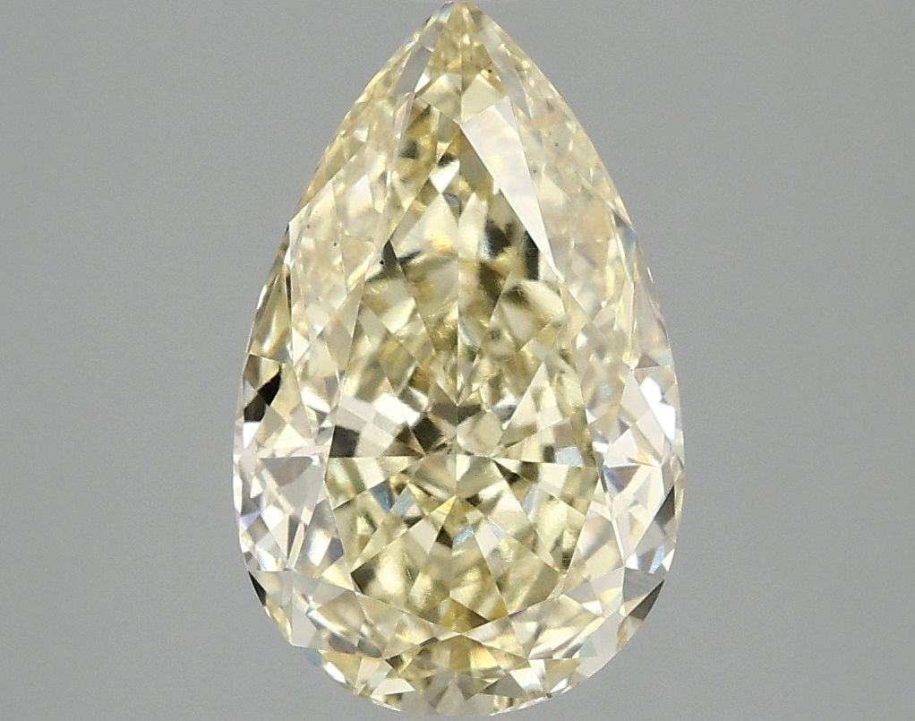 Loose Diamond - PEAR 3.09ct Fancy Intense Yellow VS1: Loose Diamond - PEAR 3.09ct Fancy Intense Yellow VS1 Source: This is a real non-mined Diamond that has been grown in a lab Shape: PEAR Carats: 3.09 Color: Fancy Intense Yellow Certification: IGI Video