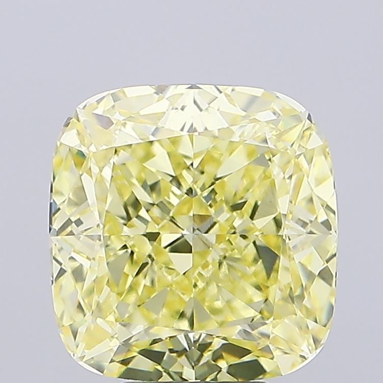 Loose Diamond - CUSHION MODIFIED 7.24ct Fancy Intense Yellow VVS2: Loose Diamond - CUSHION MODIFIED 7.24ct Fancy Intense Yellow VVS2 Source: This is a real non-mined Diamond that has been grown in a lab Shape: CUSHION MODIFIED Carats: 7.24 Color: Fancy Intense Yellow