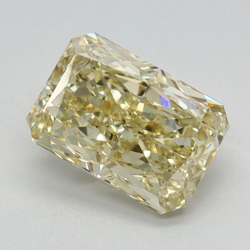 Loose Diamond - RADIANT 1.55ct Fancy Intense Yellow VS1: Loose Diamond - RADIANT 1.55ct Fancy Intense Yellow VS1 Source: This is a real non-mined Diamond that has been grown in a lab Shape: RADIANT Carats: 1.55 Color: Fancy Intense Yellow Certification: IGI