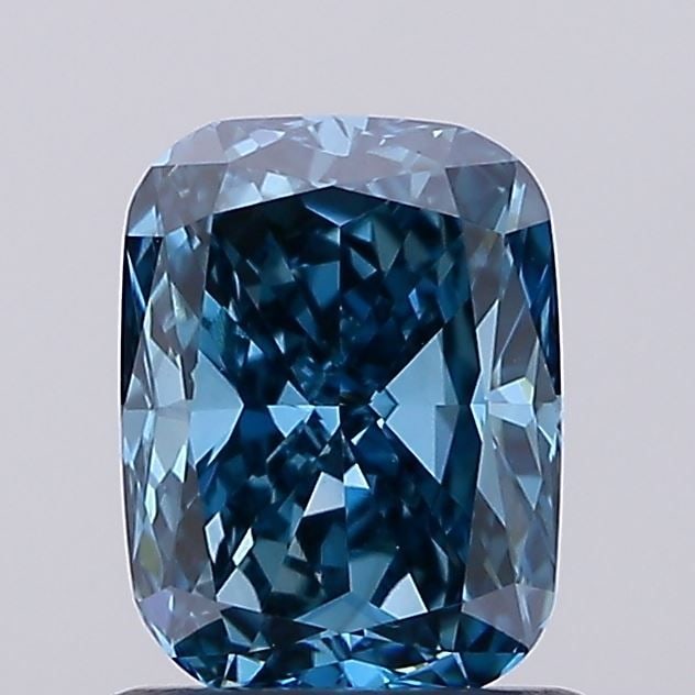 Loose Diamond - CUSHION BRILLIANT 1.02ct Fancy Vivid Blue VS2: Loose Diamond - CUSHION BRILLIANT 1.02ct Fancy Vivid Blue VS2 Source: This is a real non-mined Diamond that has been grown in a lab Shape: CUSHION BRILLIANT Carats: 1.02 Color: Fancy Vivid Blue Certif