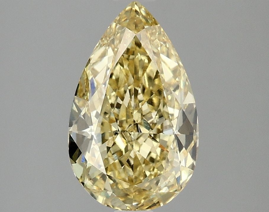 Loose Diamond - PEAR 2.09ct Fancy Intense Yellow VVS2: Loose Diamond - PEAR 2.09ct Fancy Intense Yellow VVS2 Source: This is a real non-mined Diamond that has been grown in a lab Shape: PEAR Carats: 2.09 Color: Fancy Intense Yellow Certification: IGI Vide