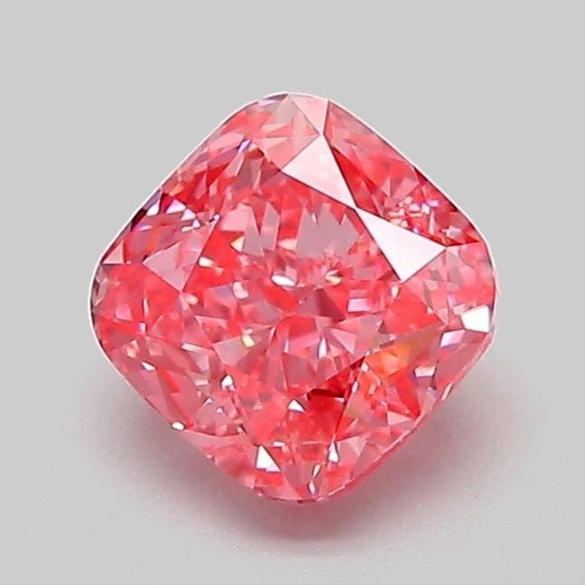 Loose Diamond - CUSHION MODIFIED 1.09ct Fancy Vivid Pink VVS2: Loose Diamond - CUSHION MODIFIED 1.09ct Fancy Vivid Pink VVS2 Source: This is a real non-mined Diamond that has been grown in a lab Shape: CUSHION MODIFIED Carats: 1.09 Color: Fancy Vivid Pink Certifi