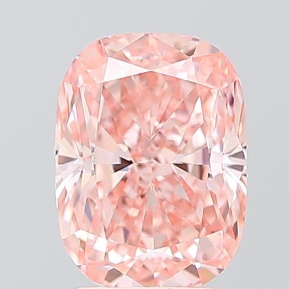 Loose Diamond - CUSHION MODIFIED 2.53ct Fancy Vivid Pink VS1: Loose Diamond - CUSHION MODIFIED 2.53ct Fancy Vivid Pink VS1 Source: This is a real non-mined Diamond that has been grown in a lab Shape: CUSHION MODIFIED Carats: 2.53 Color: Fancy Vivid Pink Certific