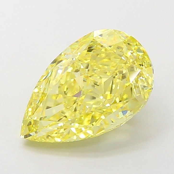 Loose Diamond - PEAR 3.31ct Fancy Intense Yellow VS1: Loose Diamond - PEAR 3.31ct Fancy Intense Yellow VS1 Source: This is a real non-mined Diamond that has been grown in a lab Shape: PEAR Carats: 3.31 Color: Fancy Intense Yellow Certification: IGI Video