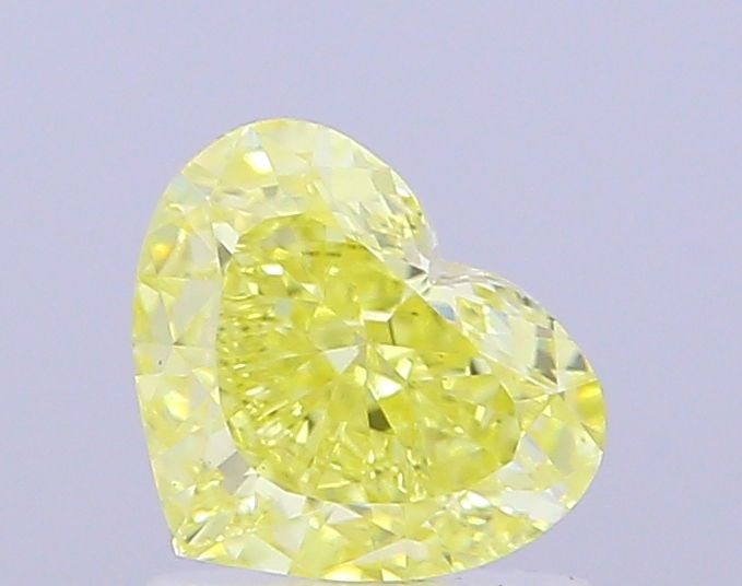 Loose Diamond - HEART 1.52ct Fancy Intense Yellow VS1: Loose Diamond - HEART 1.52ct Fancy Intense Yellow VS1 Source: This is a real non-mined Diamond that has been grown in a lab Shape: HEART Carats: 1.52 Color: Fancy Intense Yellow Certification: IGI Vid