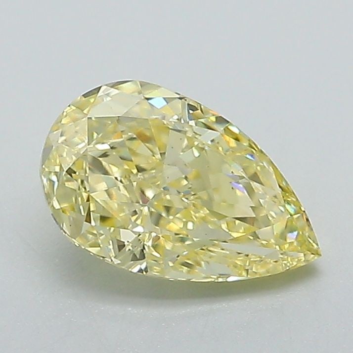Loose Diamond - PEAR 1.14ct Fancy Intense Yellow VS1: Loose Diamond - PEAR 1.14ct Fancy Intense Yellow VS1 Source: This is a real non-mined Diamond that has been grown in a lab Shape: PEAR Carats: 1.14 Color: Fancy Intense Yellow Certification: IGI Video