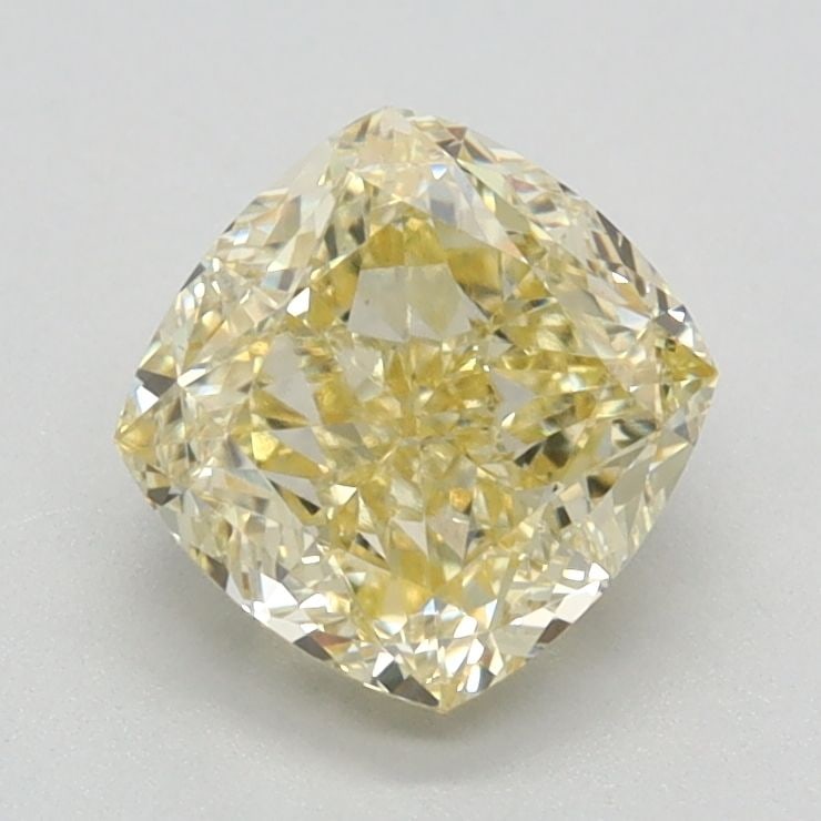 Loose Diamond - CUSHION MODIFIED 1.32ct Fancy Intense Yellow VVS2: Loose Diamond - CUSHION MODIFIED 1.32ct Fancy Intense Yellow VVS2 Source: This is a real non-mined Diamond that has been grown in a lab Shape: CUSHION MODIFIED Carats: 1.32 Color: Fancy Intense Yellow