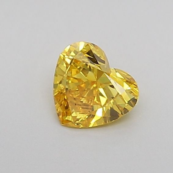 Loose Diamond - HEART 0.34ct Fancy Vivid Yellow VVS2: Loose Diamond - HEART 0.34ct Fancy Vivid Yellow VVS2 Source: This is a real non-mined Diamond that has been grown in a lab Shape: HEART Carats: 0.34 Color: Fancy Vivid Yellow Certification: IGI Video: