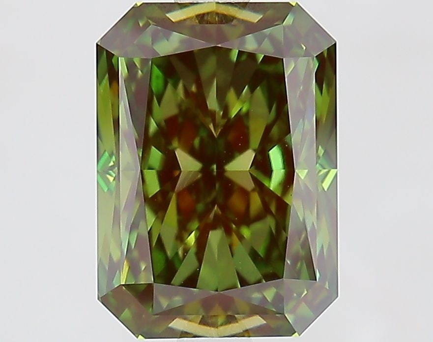 Loose Diamond - RADIANT 2.6ct Fancy Vivid Green VS1 (1 of 1)