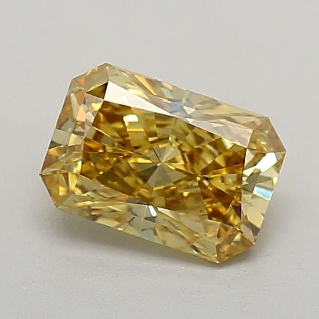Loose Diamond - RADIANT 1.0ct Fancy Vivid Yellow VS2: Loose Diamond - RADIANT 1.0ct Fancy Vivid Yellow VS2 Source: This is a real non-mined Diamond that has been grown in a lab Shape: RADIANT Carats: 1.0 Color: Fancy Vivid Yellow Certification: IGI Video