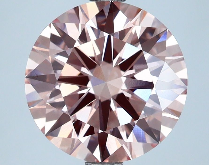 Ideal Loose Diamond - ROUND 3.07ct Fancy Pink VS1: Ideal Loose Diamond - ROUND 3.07ct Fancy Pink VS1 Source: This is a real non-mined Diamond that has been grown in a lab Shape: ROUND Carats: 3.07 Color: Fancy Pink Certification: IGI Video: