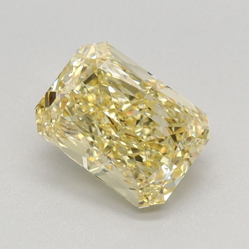 Loose Diamond - RADIANT 1.11ct Fancy Intense Yellow VS2: Loose Diamond - RADIANT 1.11ct Fancy Intense Yellow VS2 Source: This is a real non-mined Diamond that has been grown in a lab Shape: RADIANT Carats: 1.11 Color: Fancy Intense Yellow Certification: IGI