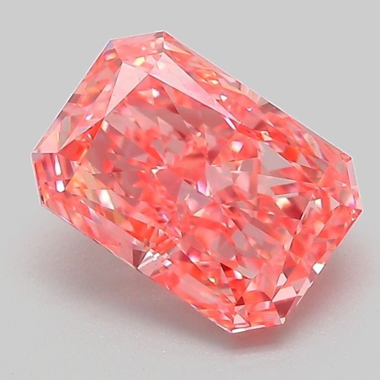 Loose Diamond - RADIANT 2.03ct Fancy Vivid Pink VVS2: Loose Diamond - RADIANT 2.03ct Fancy Vivid Pink VVS2 Source: This is a real non-mined Diamond that has been grown in a lab Shape: RADIANT Carats: 2.03 Color: Fancy Vivid Pink Certification: IGI Video: