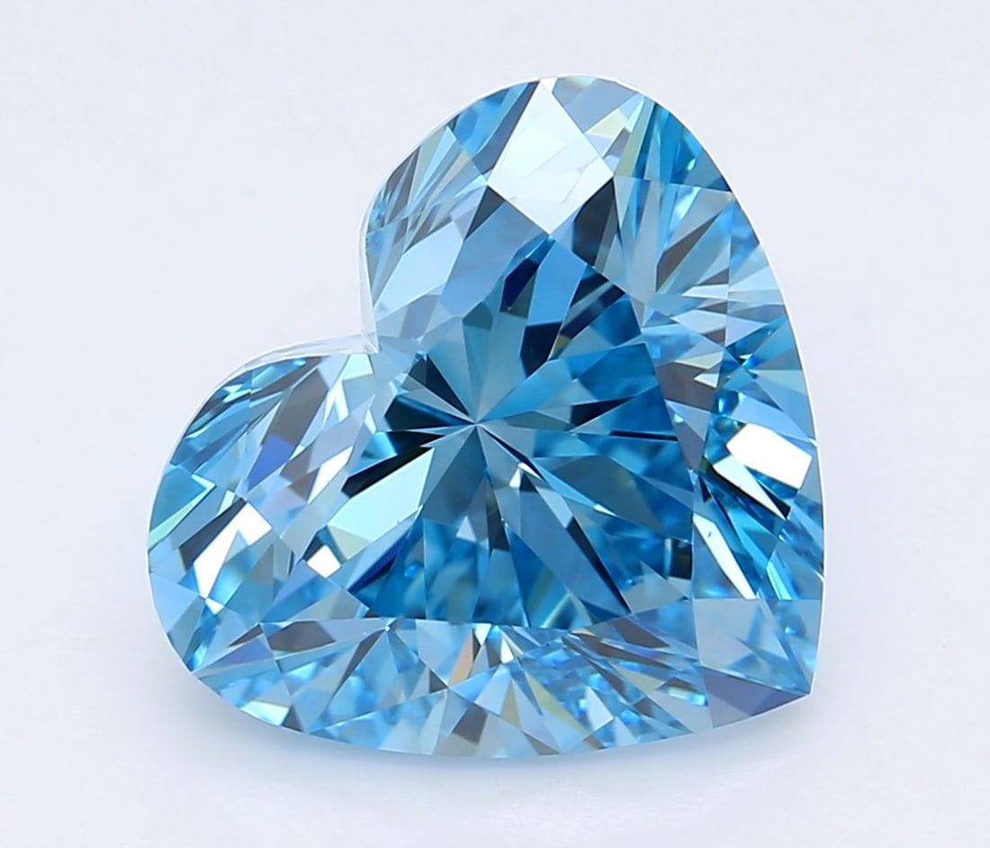 Loose Diamond - HEART 5.05ct Fancy Vivid Blue VS1 (1 of 1)