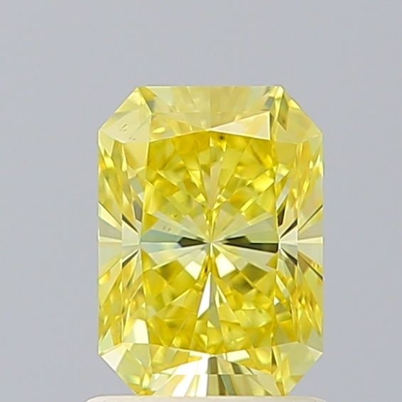 Loose Diamond - RADIANT 1.18ct Fancy Vivid Yellow VS2: Loose Diamond - RADIANT 1.18ct Fancy Vivid Yellow VS2 Source: This is a real non-mined Diamond that has been grown in a lab Shape: RADIANT Carats: 1.18 Color: Fancy Vivid Yellow Certification: IGI Vid