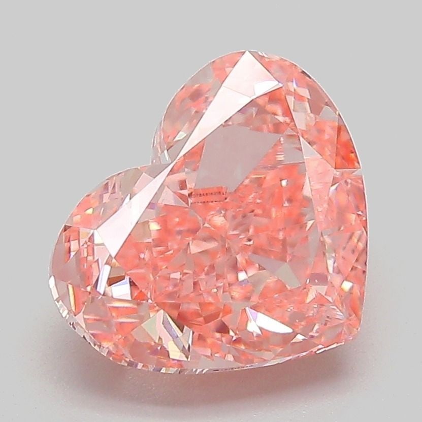 Loose Diamond - HEART 3.12ct Fancy Vivid Pink VS1: Loose Diamond - HEART 3.12ct Fancy Vivid Pink VS1 Source: This is a real non-mined Diamond that has been grown in a lab Shape: HEART Carats: 3.12 Color: Fancy Vivid Pink Certification: IGI Video: