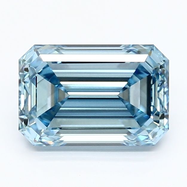 Loose Diamond - EMERALD 1.98ct Fancy Vivid Blue VS1 (1 of 1)