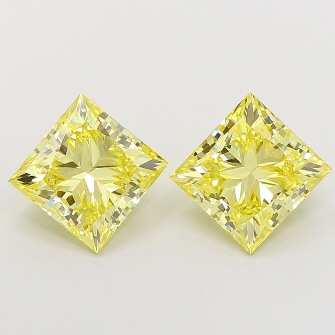 Loose Diamond - PRINCESS 2.51ct Fancy Intense Yellow VS1 (1 of 1)