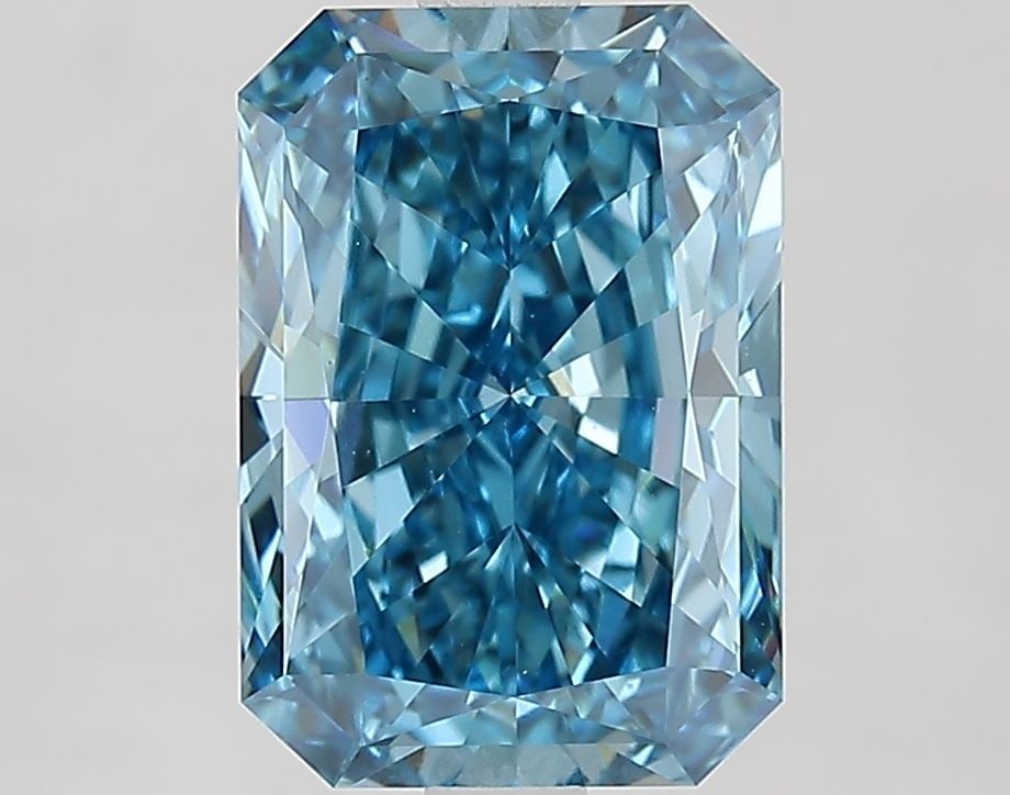 Loose Diamond - RADIANT 3.05ct Fancy Vivid Blue VS1: Loose Diamond - RADIANT 3.05ct Fancy Vivid Blue VS1 Source: This is a real non-mined Diamond that has been grown in a lab Shape: RADIANT Carats: 3.05 Color: Fancy Vivid Blue Certification: IGI